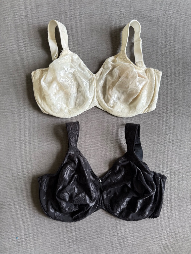 Wacoal Awareness Bra Duo In Ivory And Black